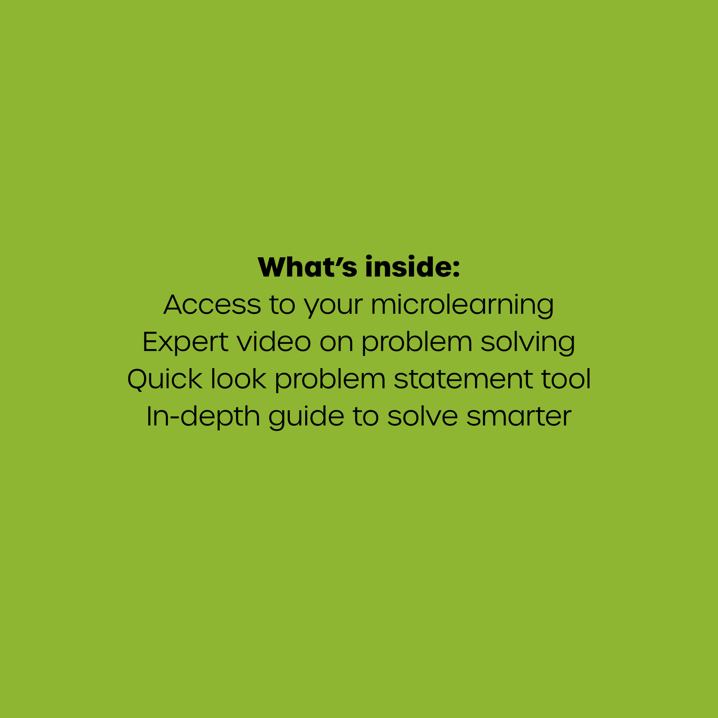 How to help your team solve problems