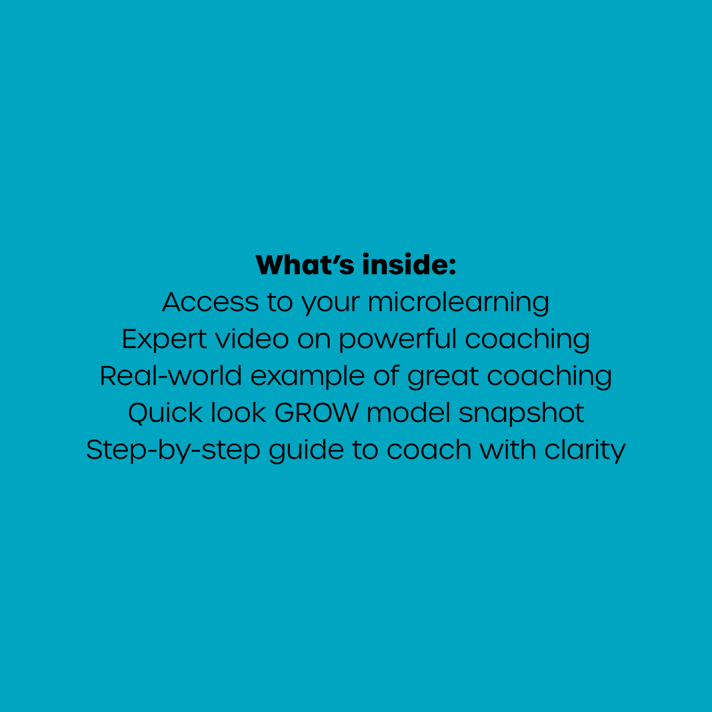 How to coach with a clear game plan