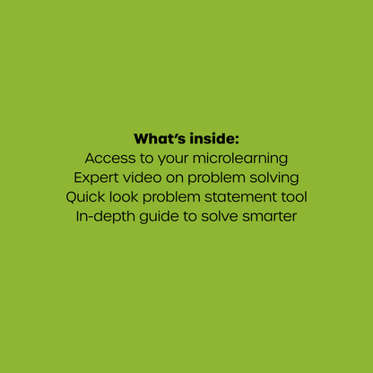 How to help your team solve problems